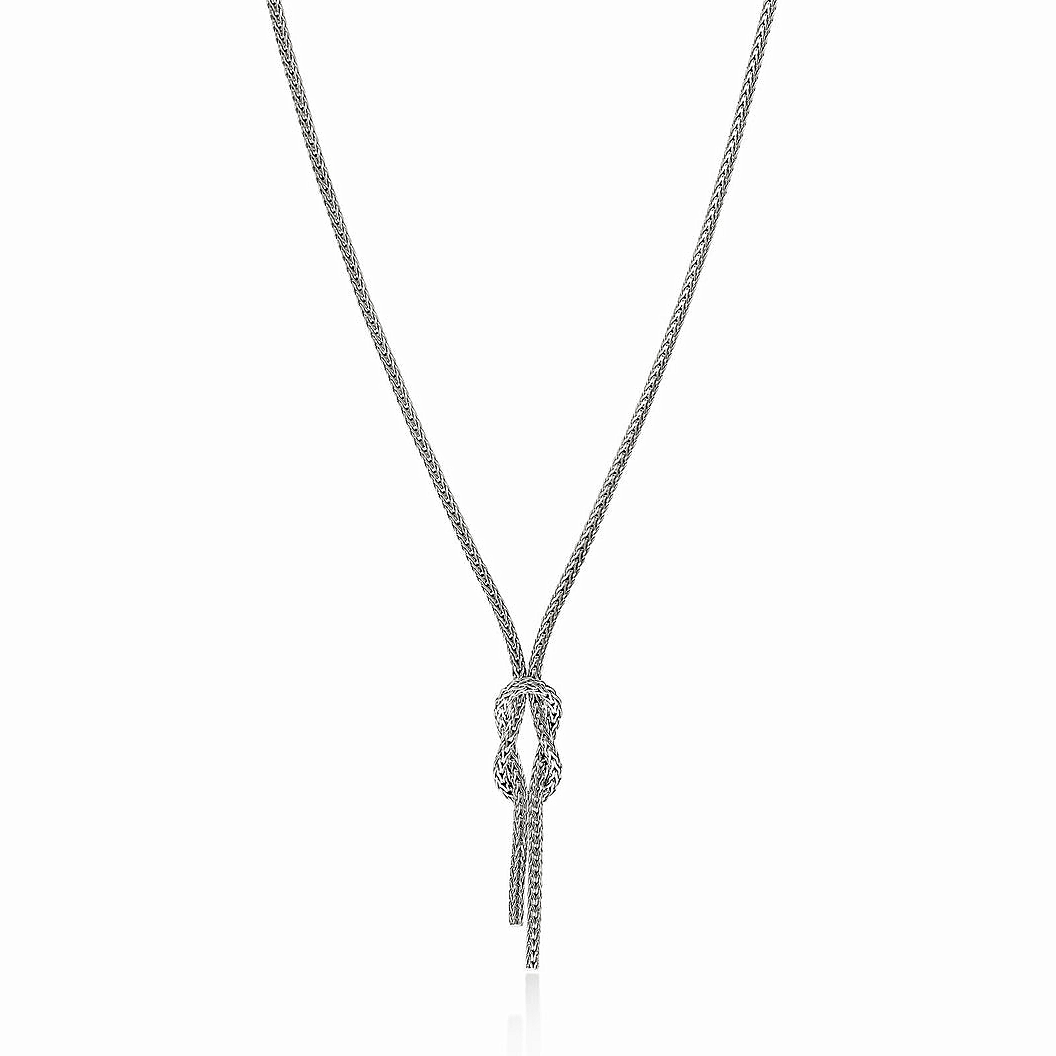 Sterling Silver Love Knot Necklace 18 inch
