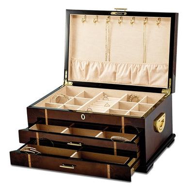 Luxury Jewelry Box Luxury Jewelry Box - Rustic Burl Burlwood