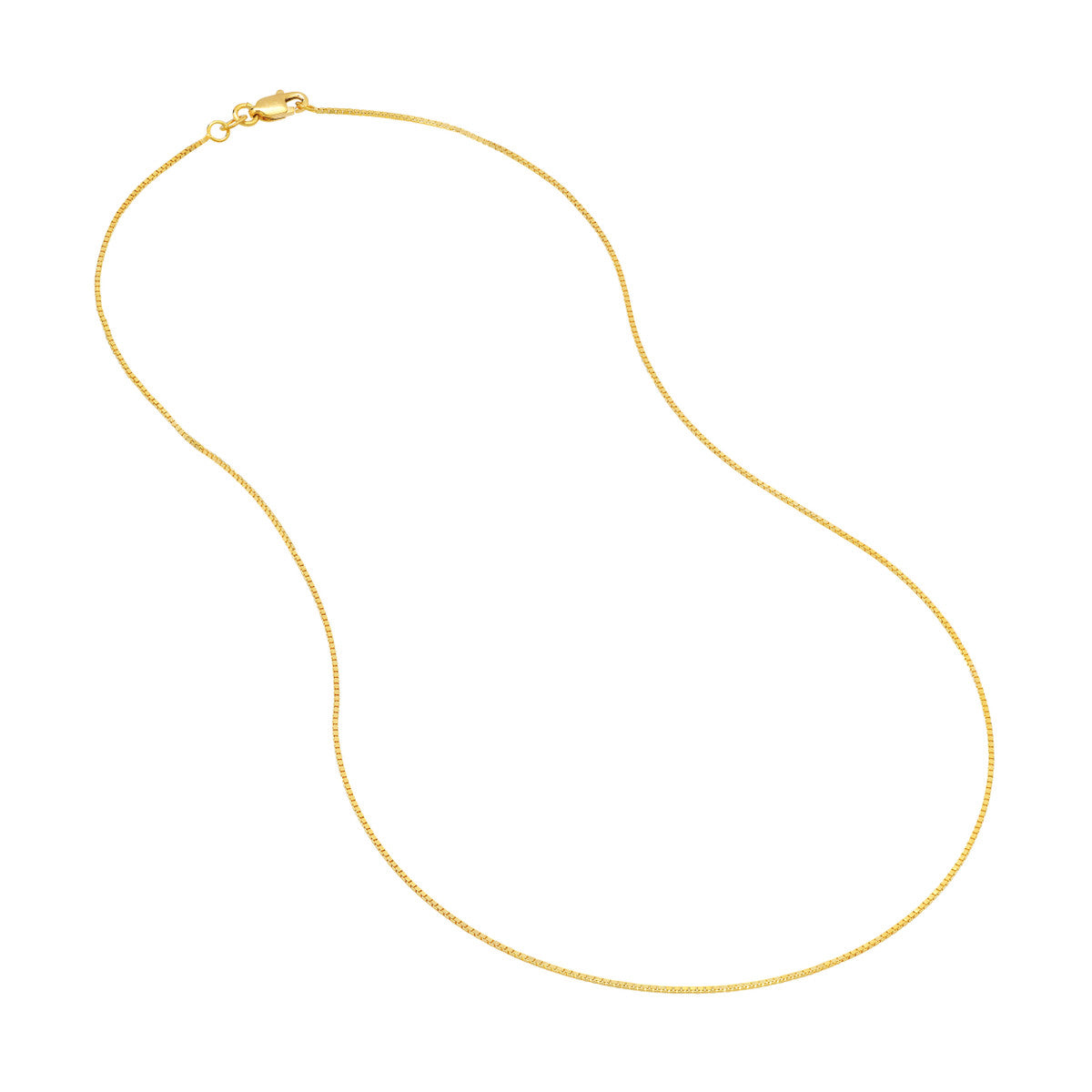 14K Yellow 16 Inch Box Chain