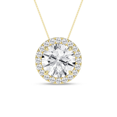 14K Yellow Lab Grown Diamond 18 inch Necklace