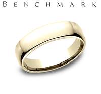 14K Yellow 5.5 mm Euro Wedding Band Size 11