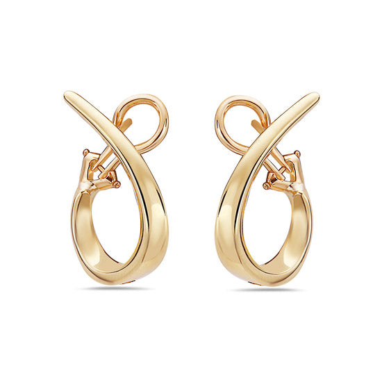 18kg Oval Hoop Earrings