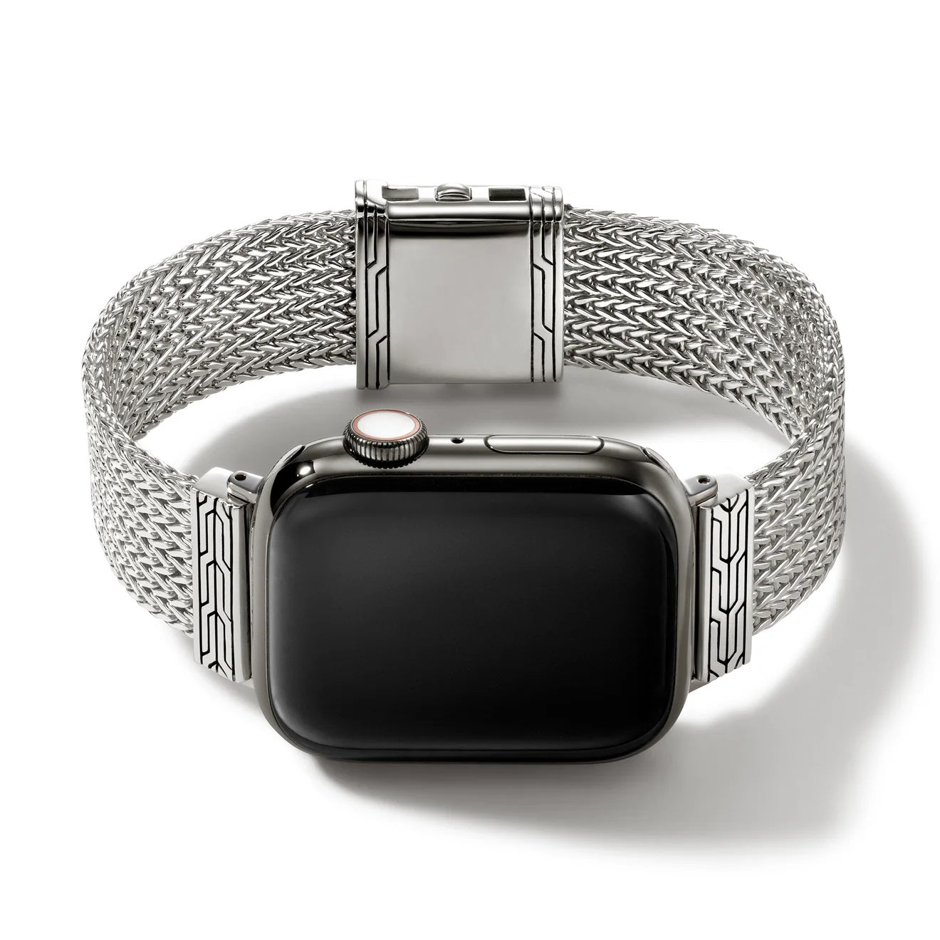 Sterling Silver Apple Smart Watch Strap 18.00 mm