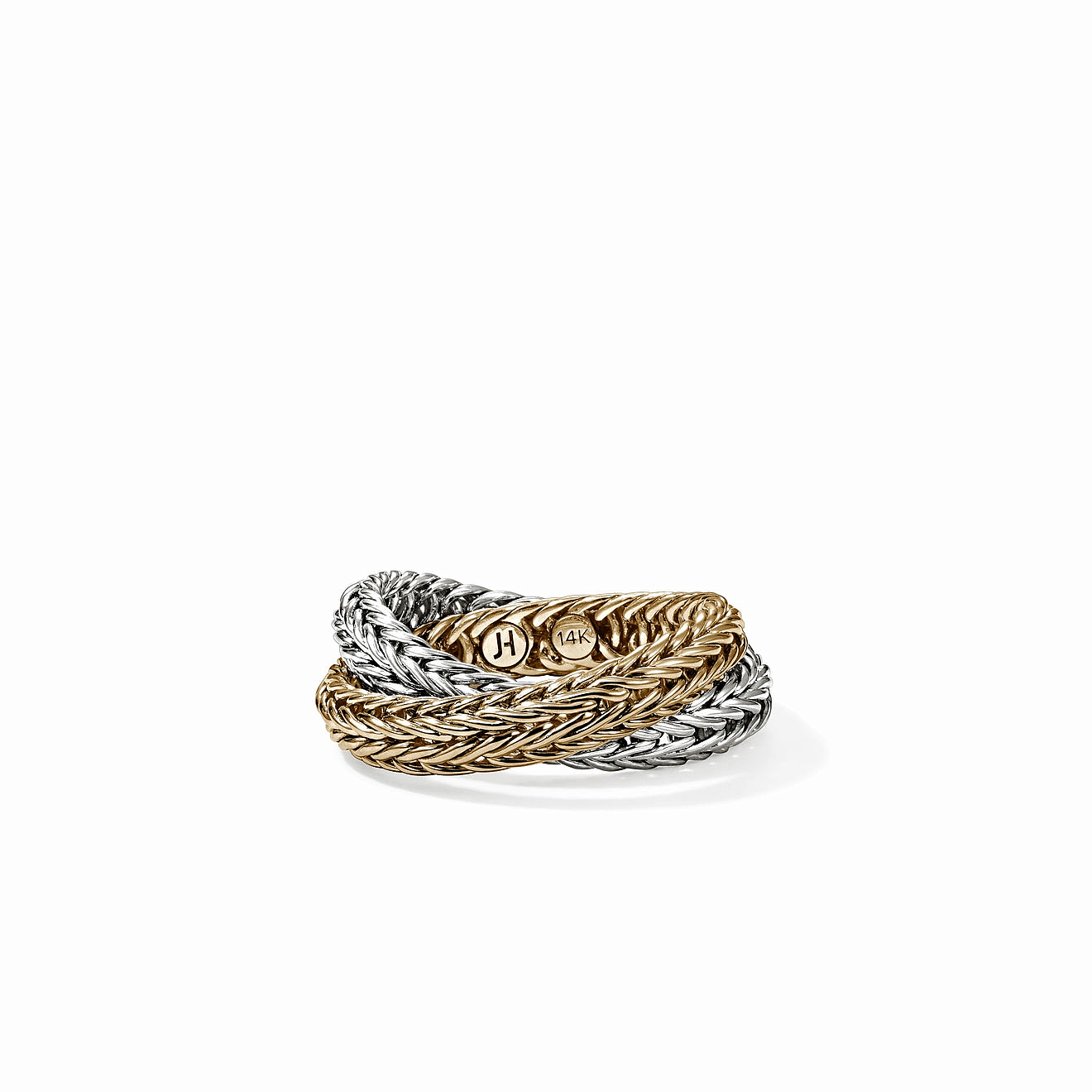 Sterling/14K Yellow & White Kami Collection Ring Size 7