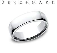 Platinum 6.5 mm Euro Wedding Band Size 10