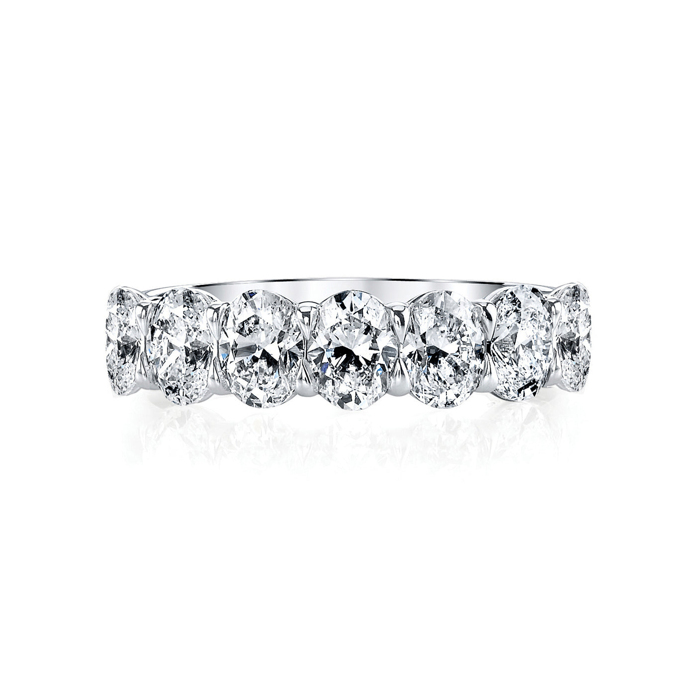 14K White 1.27 ctw. Natural Diamond Wedding Ring