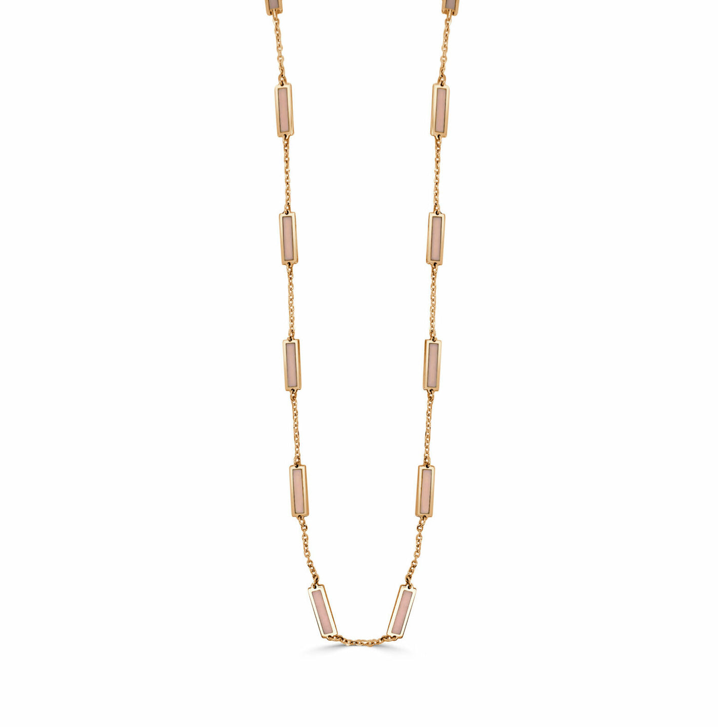 14K Yellow Coral 18 inch Necklace