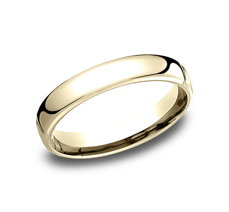 14K Yellow 4.5 mm Euro Wedding Band Size 11