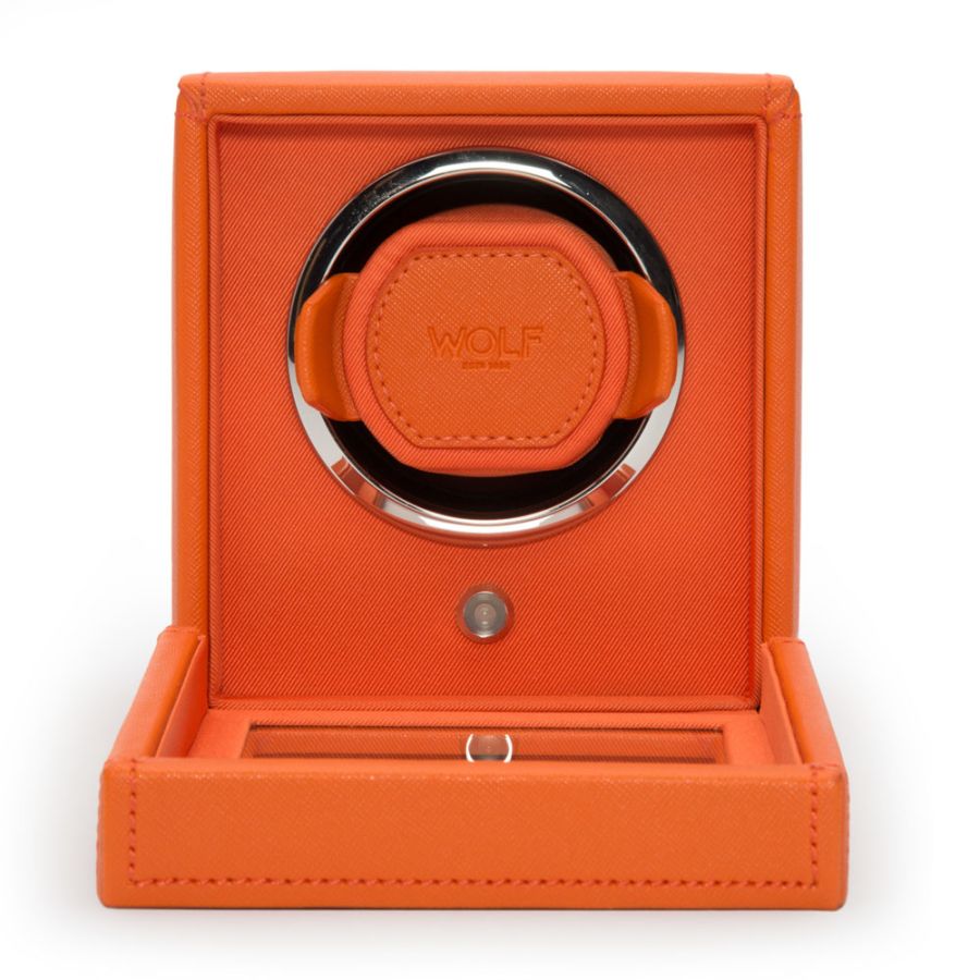 Wolf 1834 Cub Single Watch Winder-Orange