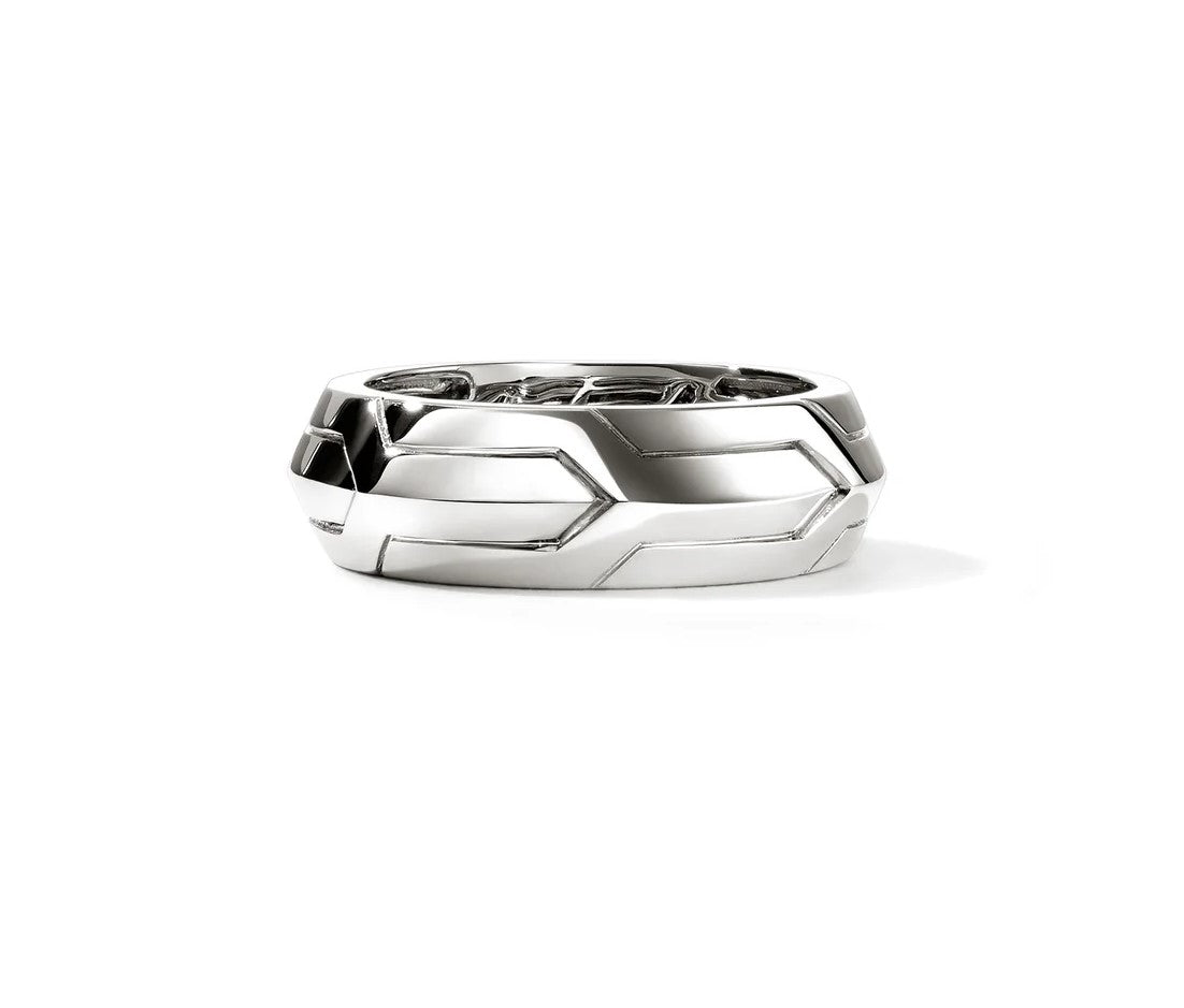 Sterling Silver Icon 50 Ring