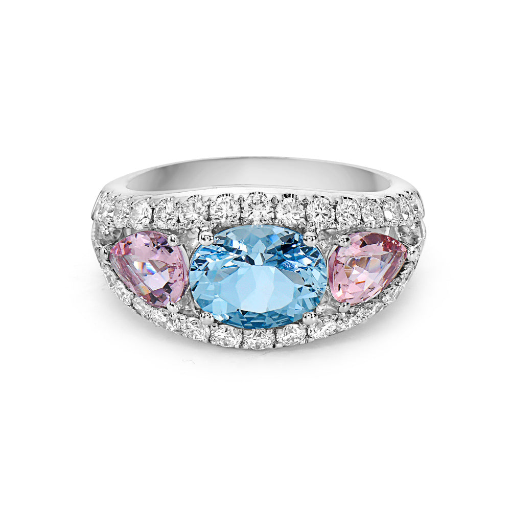 18kw Pastel Ring