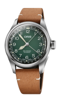 38.00 mm / Green / Steel Bracelet