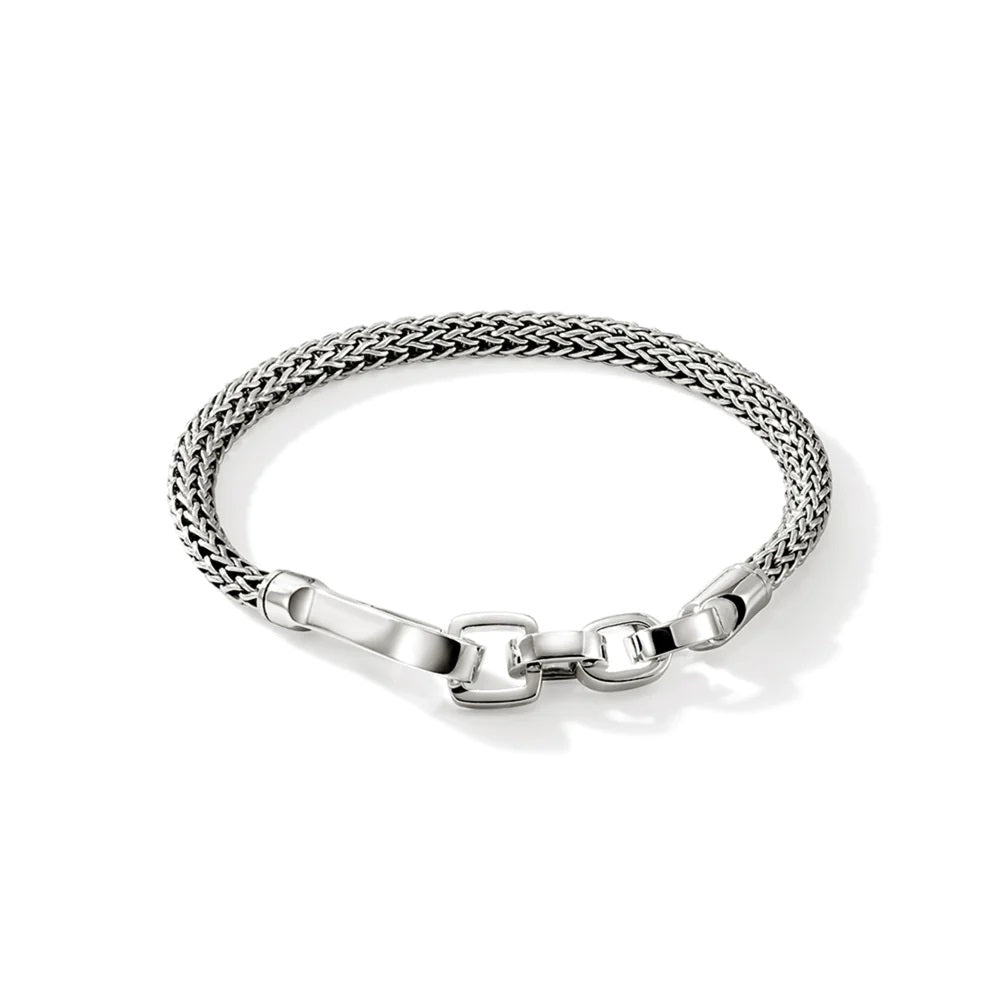 Sterling Silver Icon 8 inch Bracelet