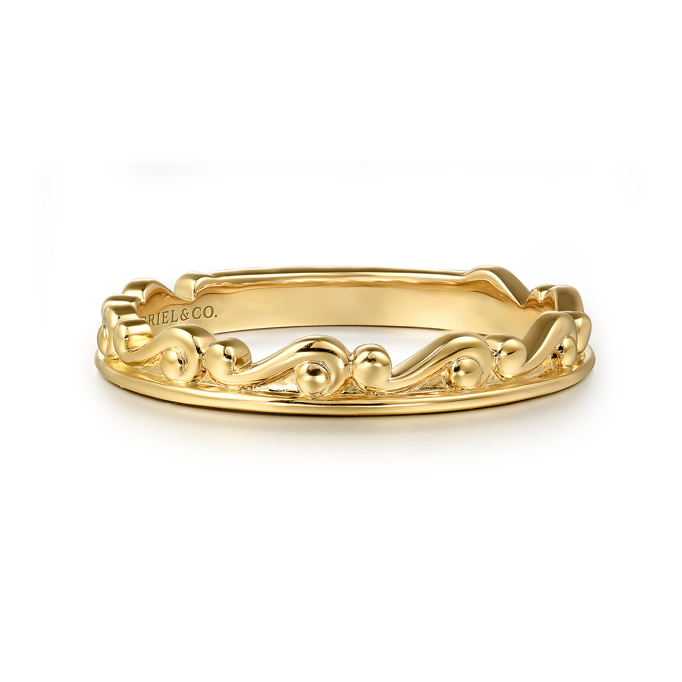 14K Yellow Stackable Ring Size 6.5