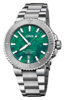 43.50 mm / Green / Rubber Strap