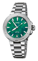 36.50 mm / Green / Rubber Strap