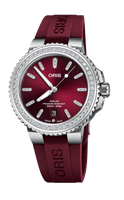 41.50 mm / Red / Steel Bracelet