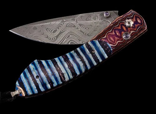 William Henry 'IMPACT' Wooly Mammoth with Damascus Steel Blade