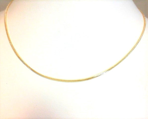 14K Yellow 16 Inch Franco Chain