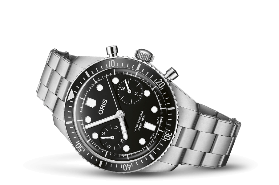 Divers Sixty-Five Chronograph 01 771 7791 4054-07 8 20 18 - Side