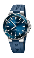 41.50 mm / Blue / Steel Bracelet