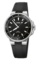 36.50 mm / Black / Steel Bracelet