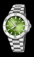 41.50 mm / Green / Rubber Strap