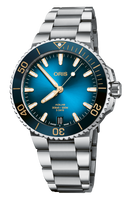 41.50 mm / Blue / Rubber Strap