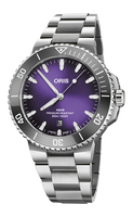 43.50 mm / Purple / Rubber Strap