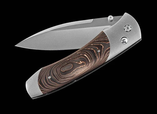 William Henry A300-6 Copper Swirl Carbon Fiber with Steel Blade