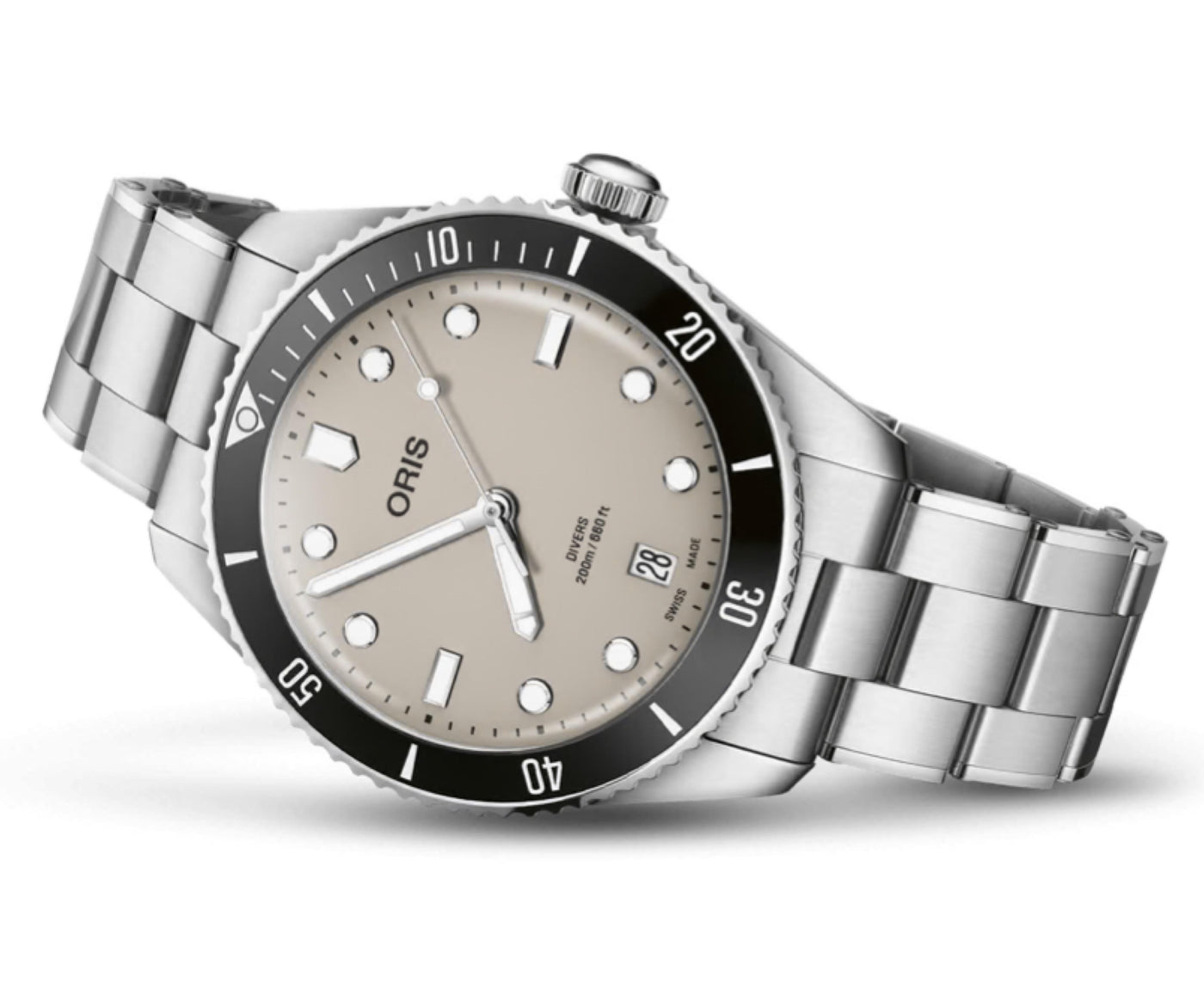 ORIS Watches USA, Inc Divers 65 Date 38 mm Stainless Steel