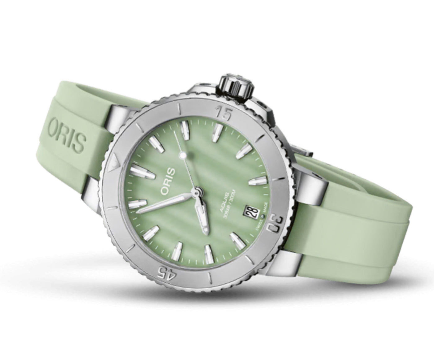 ORIS Watches USA, Inc Aquis Date 36.5 mm Stainless Steel