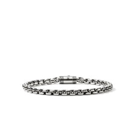 Sterling Silver Box Chain Bracelet Size 8
