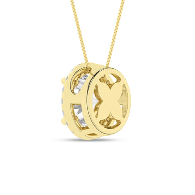 14K Yellow Lab Grown Diamond 18 inch Necklace