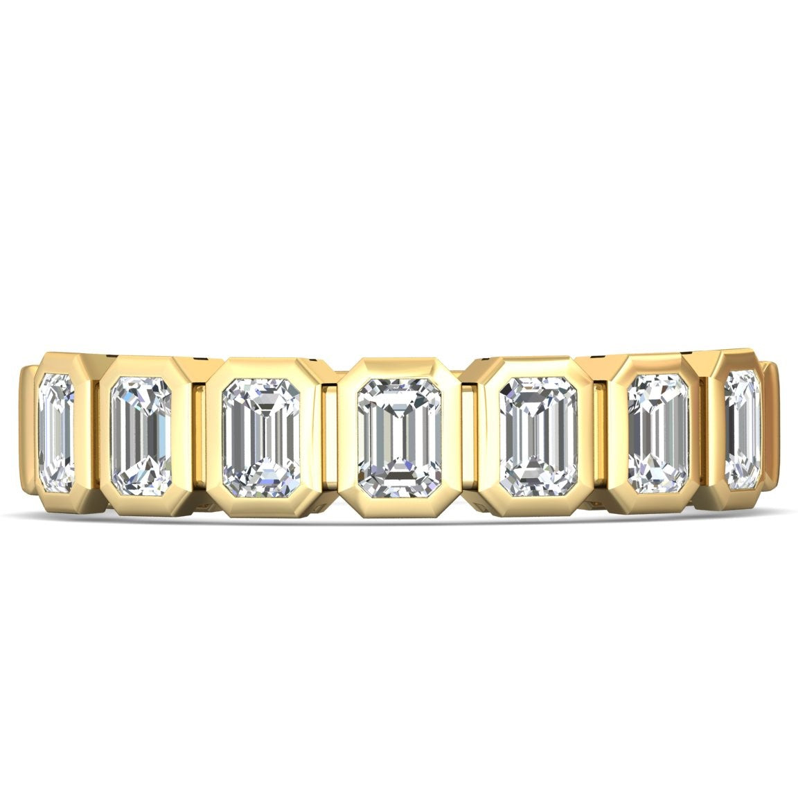 14K Yellow 1.2 ctw. Natural Diamond Wedding Ring