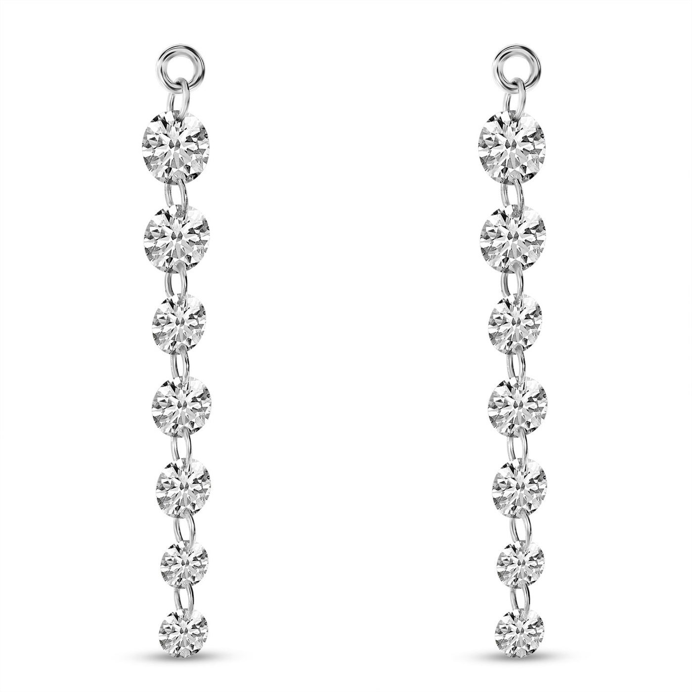 Natural Diamond Earring Jackets
