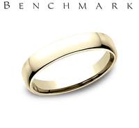 14K Yellow 4.5 mm Euro Wedding Band Size 11