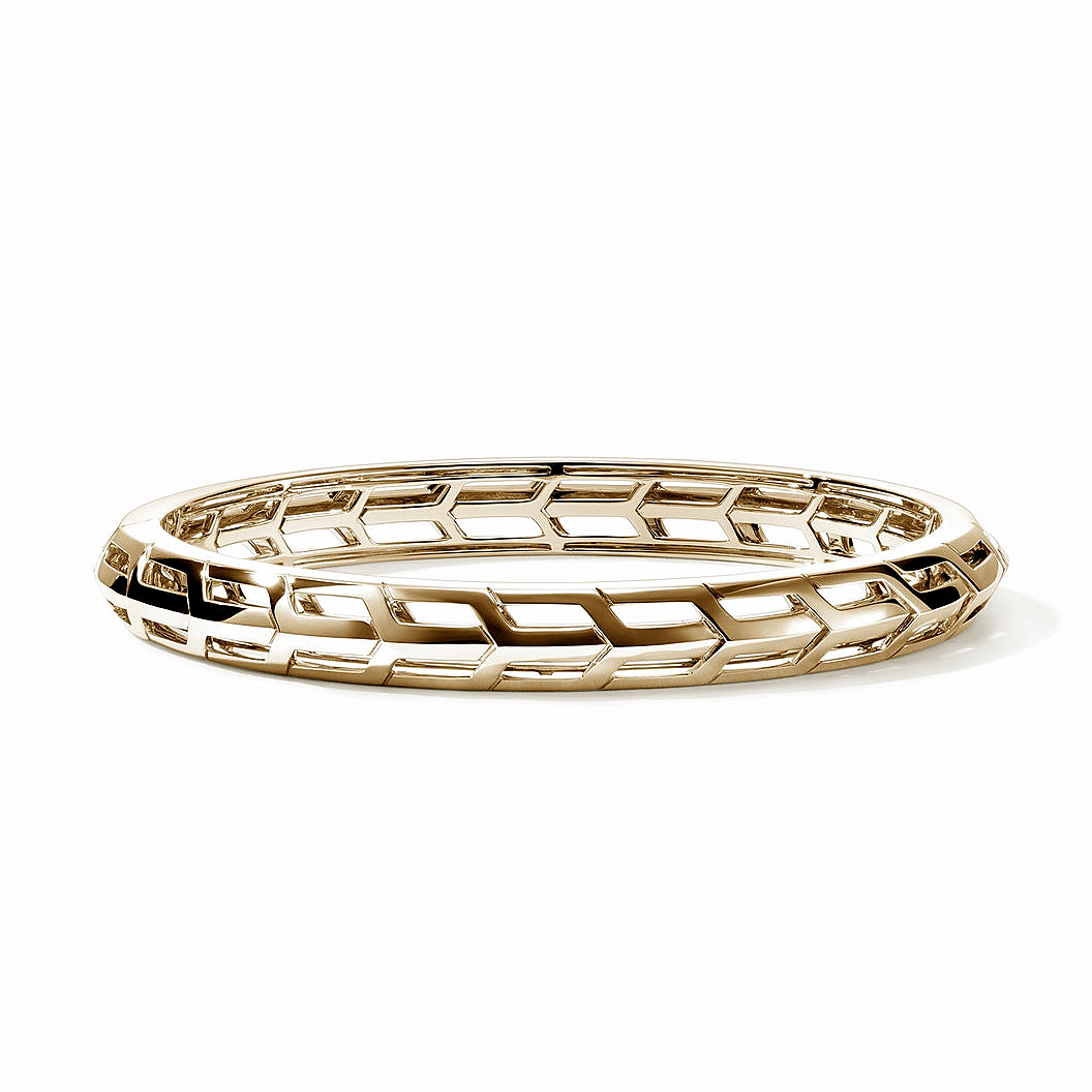 14K Yellow Icon Bracelet Size 7