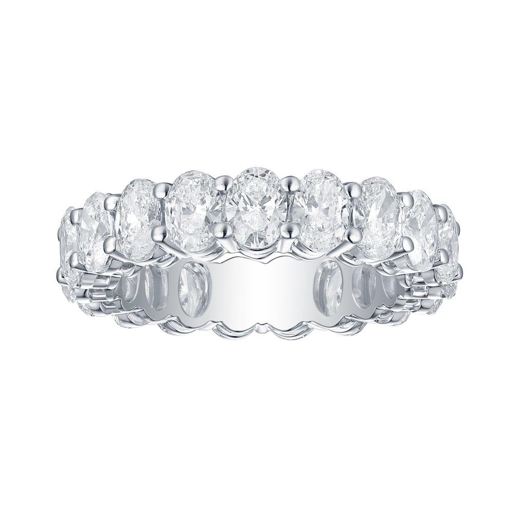 14K White Fashion Lab Grown Diamond Ring Size 7