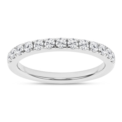 14K White 0.50 ctw. Lab Grown Diamond Wedding Ring