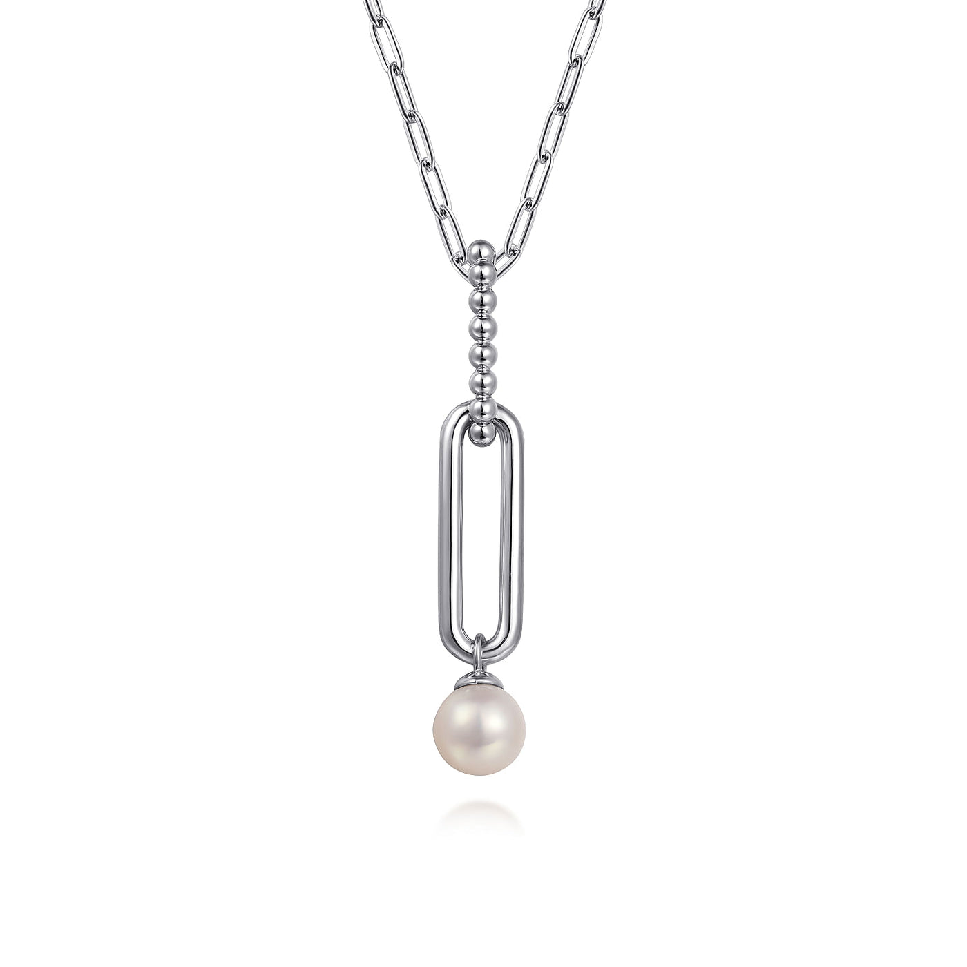 Sterling Silver Fresh Water Pearl Necklace 17.5 inch