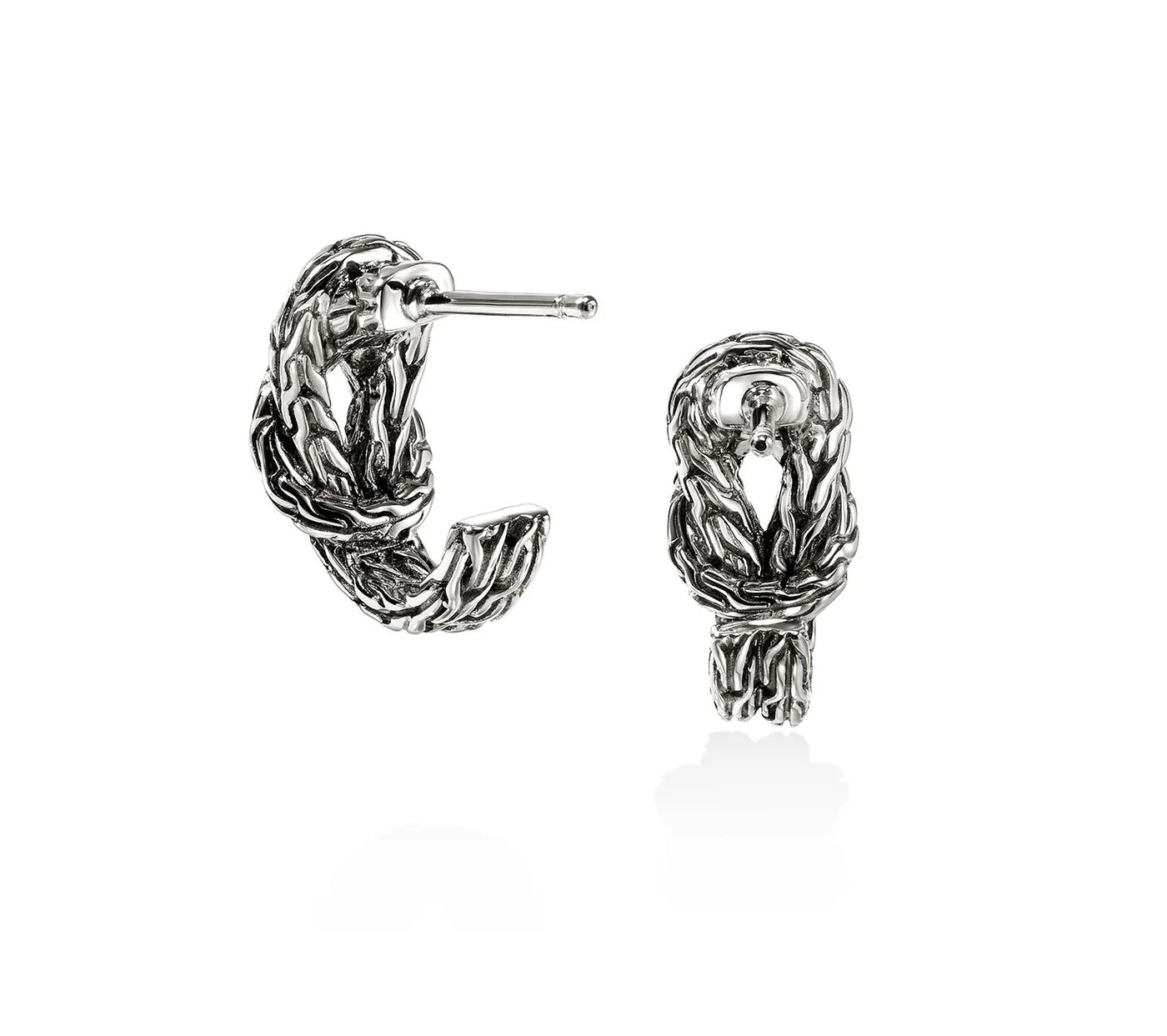 Sterling Silver Love Knot Earrings