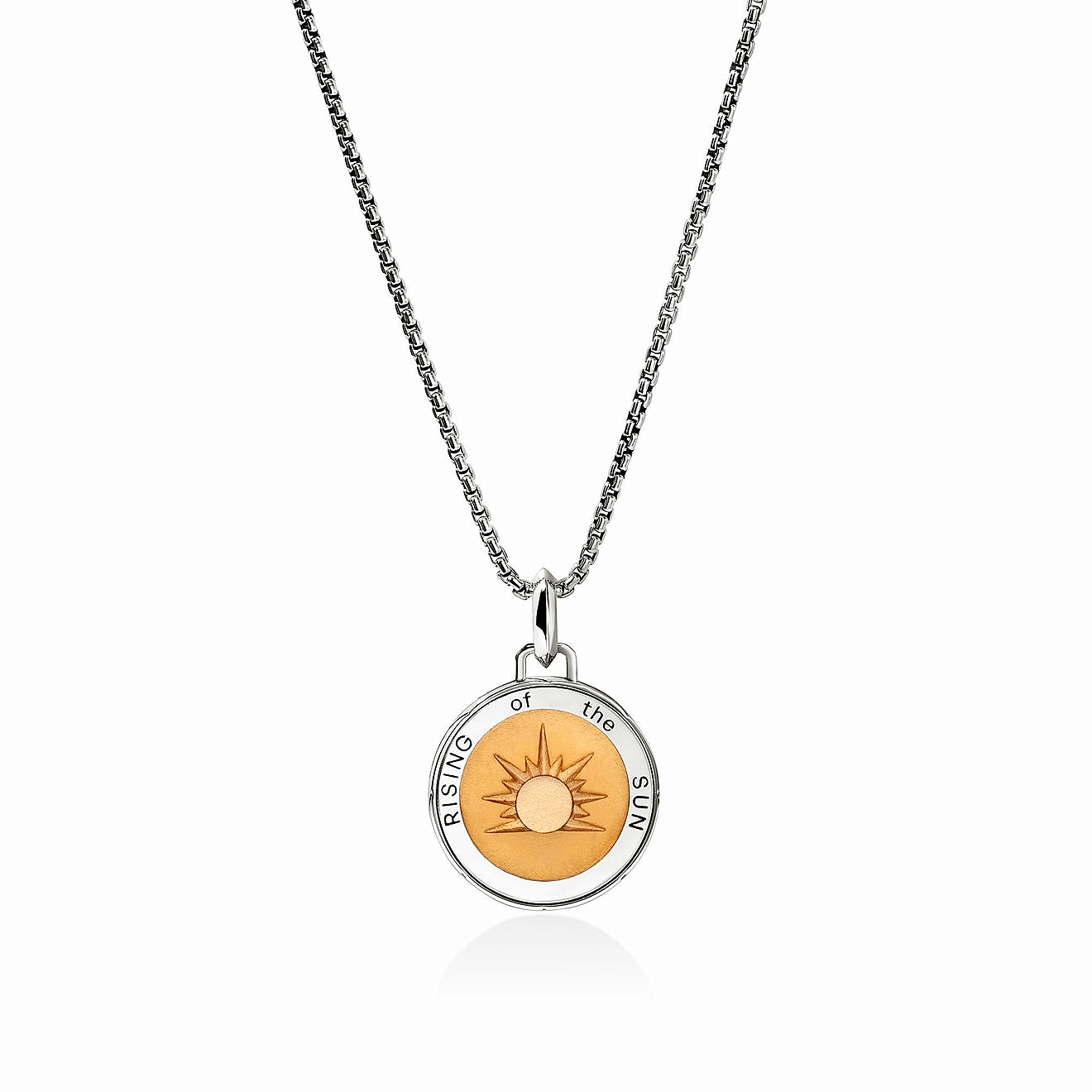 Sterling Silver "Sun" Necklace 22 inch