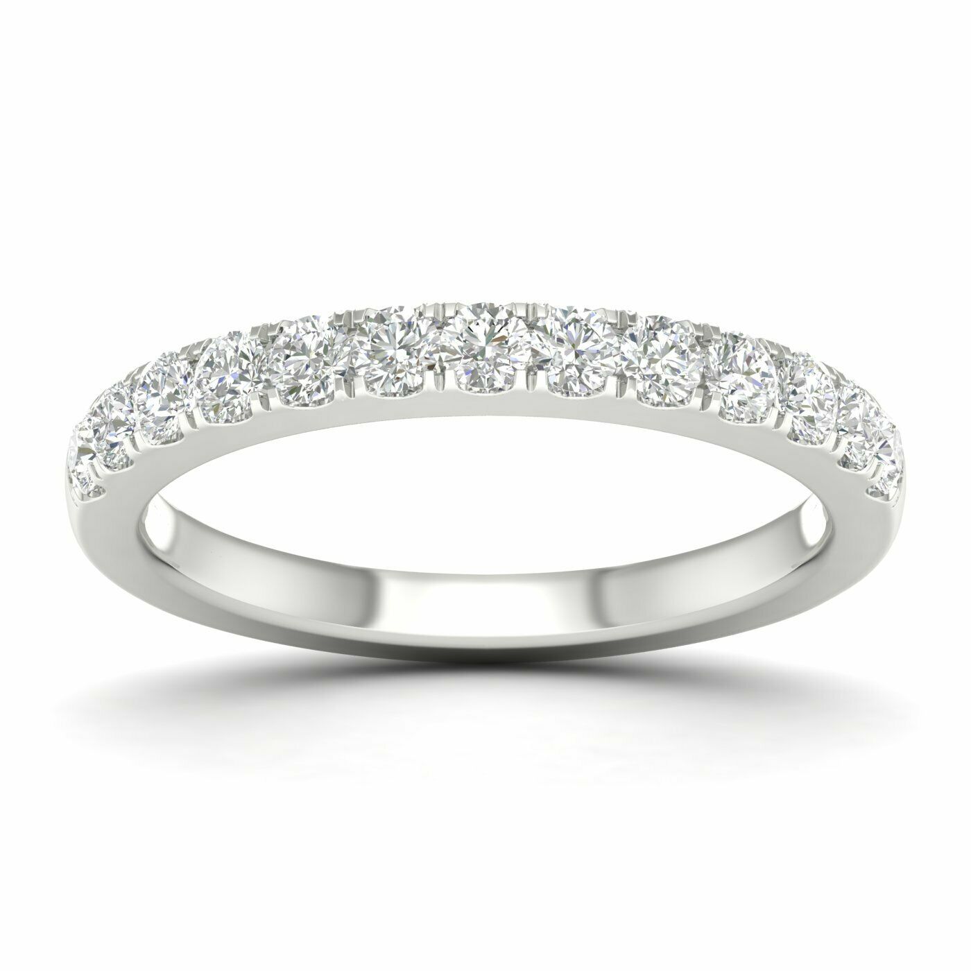 14K White 0.50 ctw. Lab Grown Diamond Wedding Ring