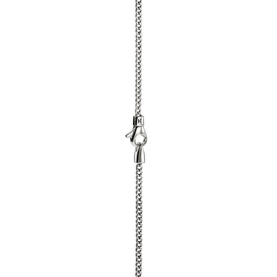Sterling Silver Curb Necklace 18 inch