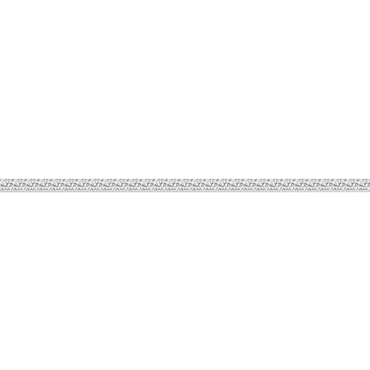 14K White Lab Grown Diamond Tennis Bracelet
