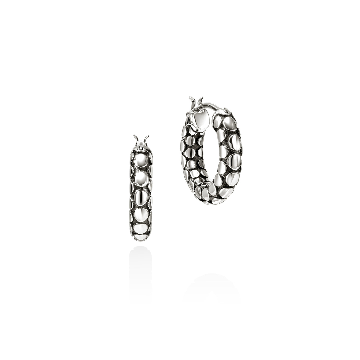 Sterling Silver 15 mm Hoop Earrings