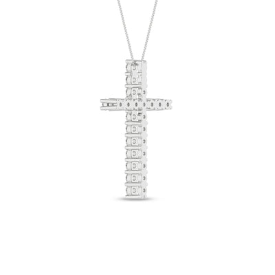 14K White Lab Grown Diamond 18 inch Necklace