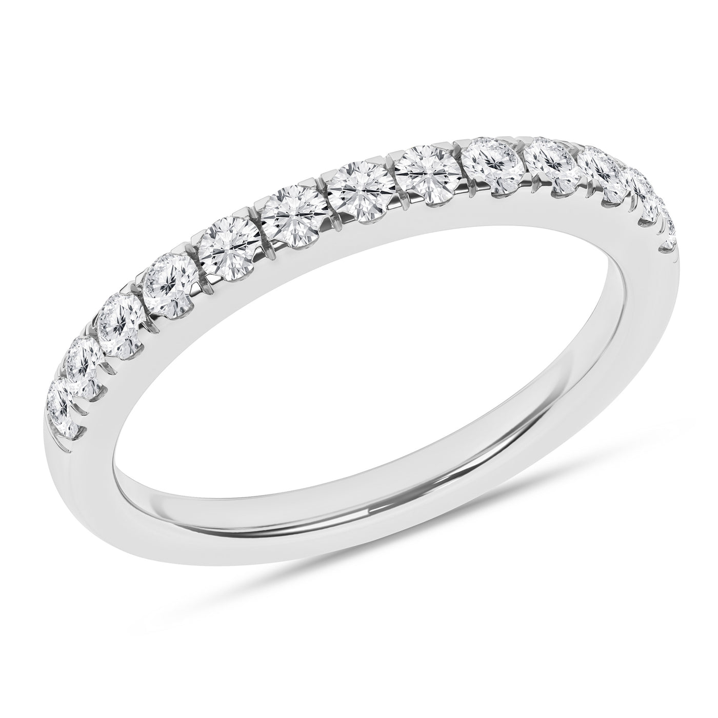 14K White 0.50 ctw. Lab Grown Diamond Wedding Ring