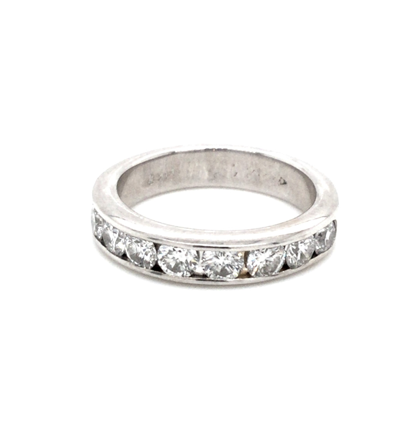 14K White 0.75 ctw. Natural Diamond Wedding Ring
